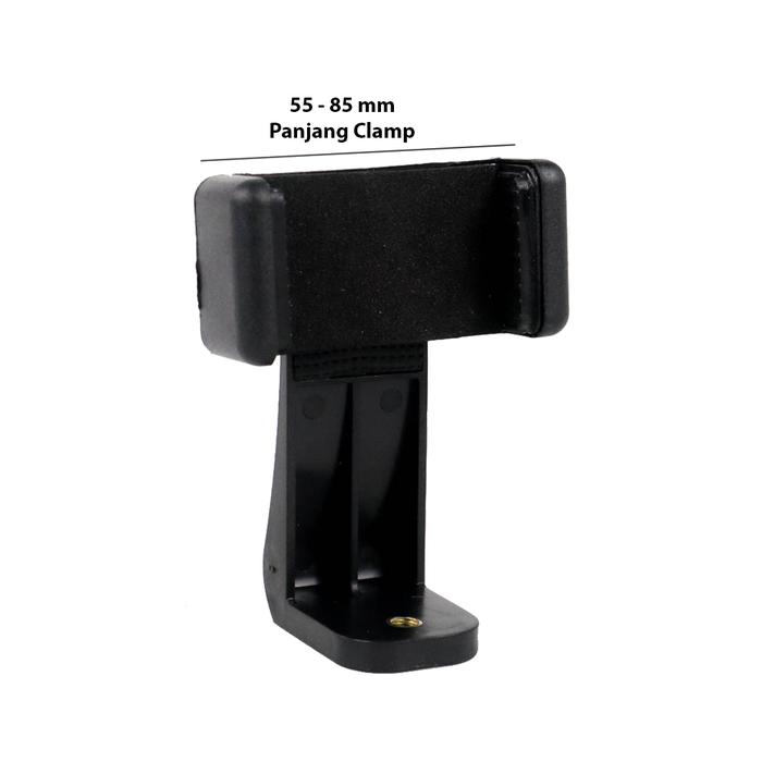 Gambar Clamp Holder Smartphone 1/4 Screw Mount 360 Derajat Portrait Landscape - Clamp Non Screw dari Tabletpcmall Official undefined Tokopedia