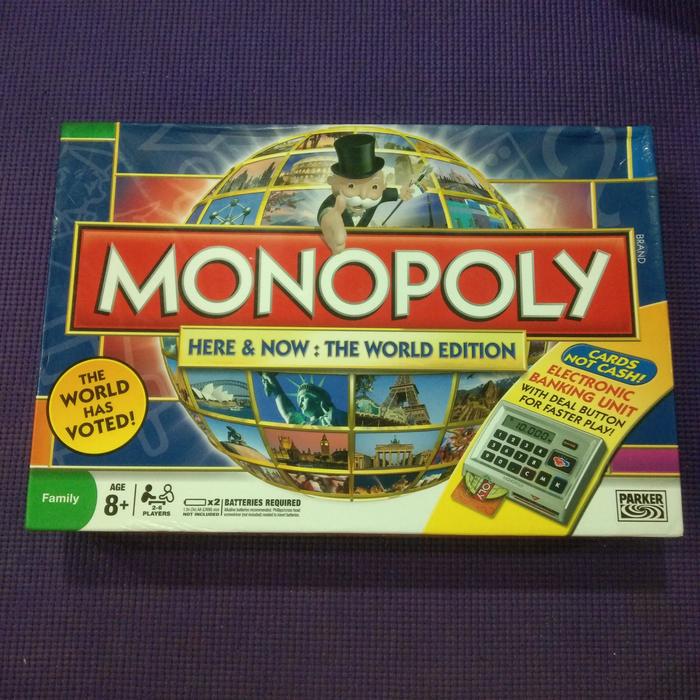 Gambar Board Game Monopoly Here & Now : The World Edition With Electronic Ban dari Best Toys Online undefined Tokopedia