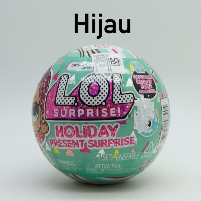 Gambar LOL Surprise Holiday Present Surprises L.O.L Boneka - Hijau dari Toysgraphy undefined Tokopedia