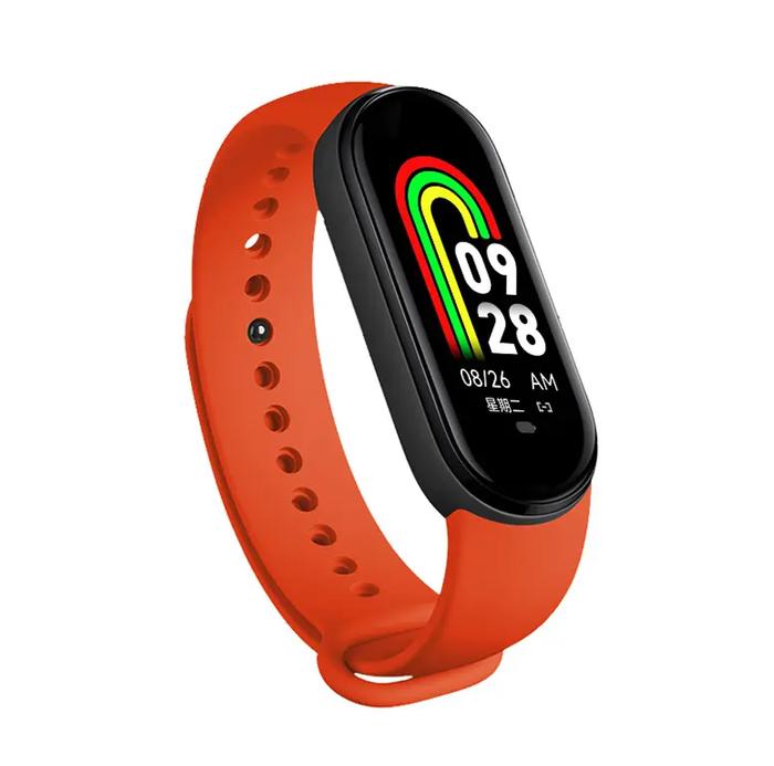 Gambar M8 Smartband Bluetooth Waterproof Touch Screen Bracelet Play Music Sport Health Tracker Blood Smart Watch - Merah dari omeega undefined Tokopedia