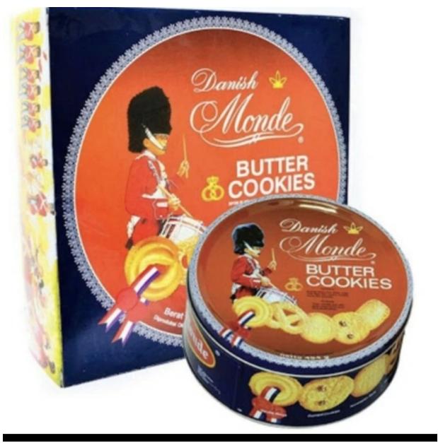 Gambar Kue Kaleng Biskuit Kaleng Danish Monde Butter Cookies 908gr dari ELankToserba undefined Tokopedia