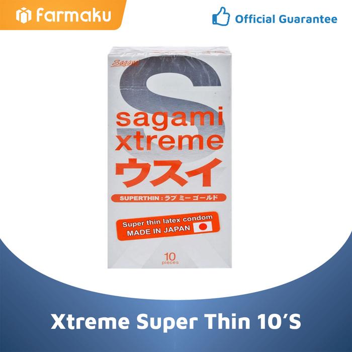 Gambar Sagami Xtreme Super Thin Kondom Sangat Tipis 10S dari Farmaku undefined Tokopedia