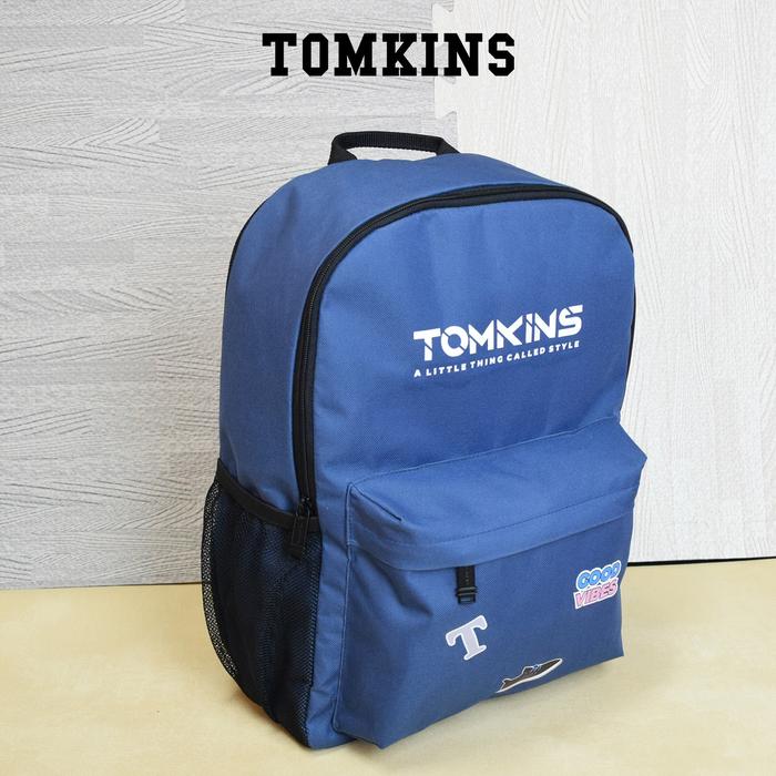 Gambar TOMKINS Backpack Boruto -  Tas Sekolah Anak Remaja Ransel - Navy dari TOMKINS undefined Tokopedia