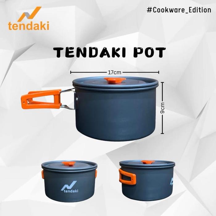 Gambar TENDAKI •TC 311 •Cooking Set •Cookware •Alat Masak Alumunium Ringan - Panci /Pot dari TENDAKI undefined Tokopedia