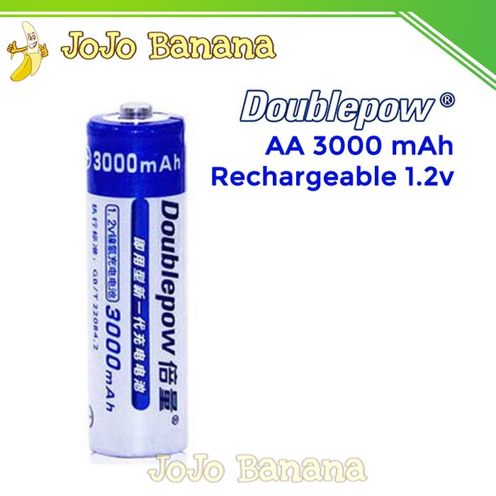 Jual Battery AA Recharge Charge Cas rechargeable 1 Pc 1200Mah Batu ...