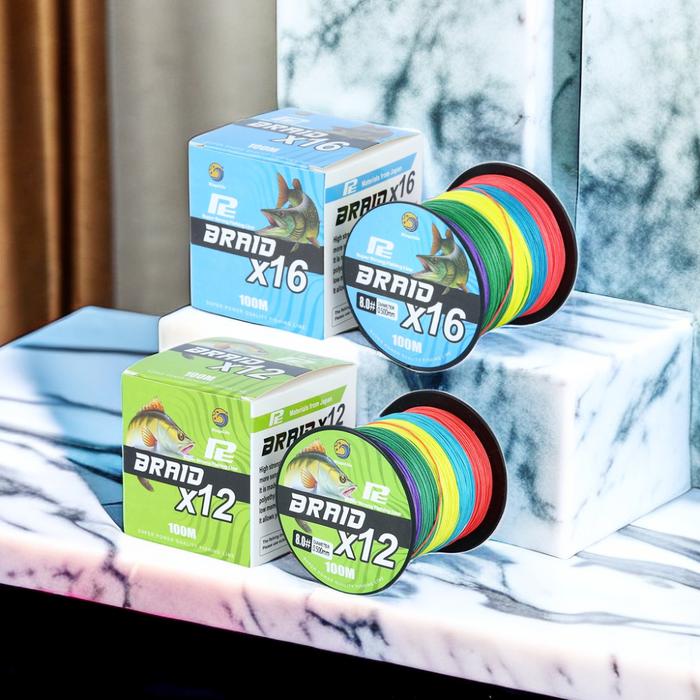 Gambar Senar PE X12 X16 Senar Pancing Besar Benang Pancing Dikepang 0.90mm 115kg Braided Fishing Line 100m Senar Pancing Laut Senar Pancing Satu Warna Setiap Sepuluh Meter - x12 7# 49.9kg dari tenggirisea undefined Tokopedia