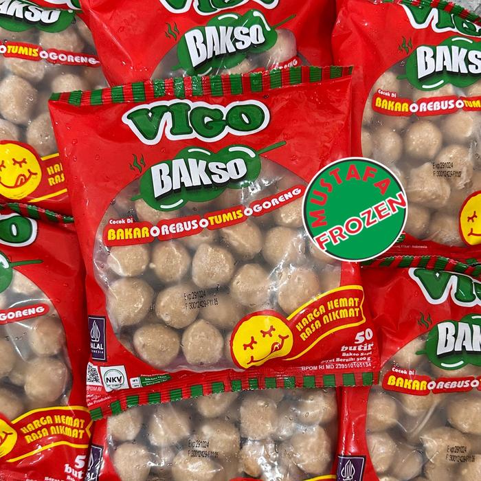 Gambar Vigo Bakso Sapi (500gr) dari Mustafa Frozen Mart undefined Tokopedia
