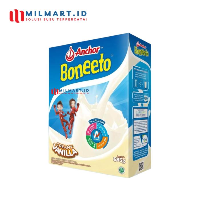 Gambar BONEETO CREAMY VANILA/YUMMY CHOCO 685 G SUSU CHOCOLATE VANILLA - Vanila dari milmart.id undefined Tokopedia