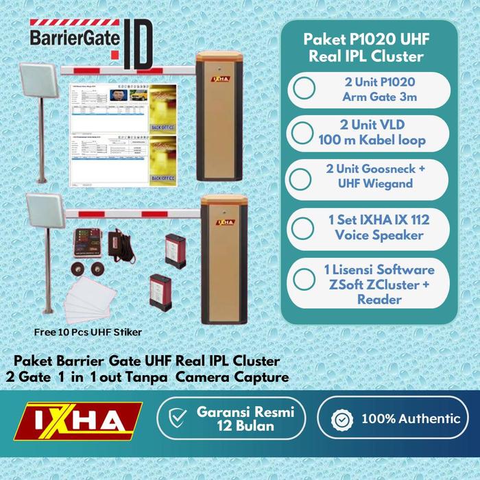 Gambar PAKET BARRIER GATE PALANG OTOMATIS TANPA TAPPING 2 GATE 2 ARAH CLUSTER - P1020, Tanpa Pasang dari Barrier Gate ID undefined Tokopedia