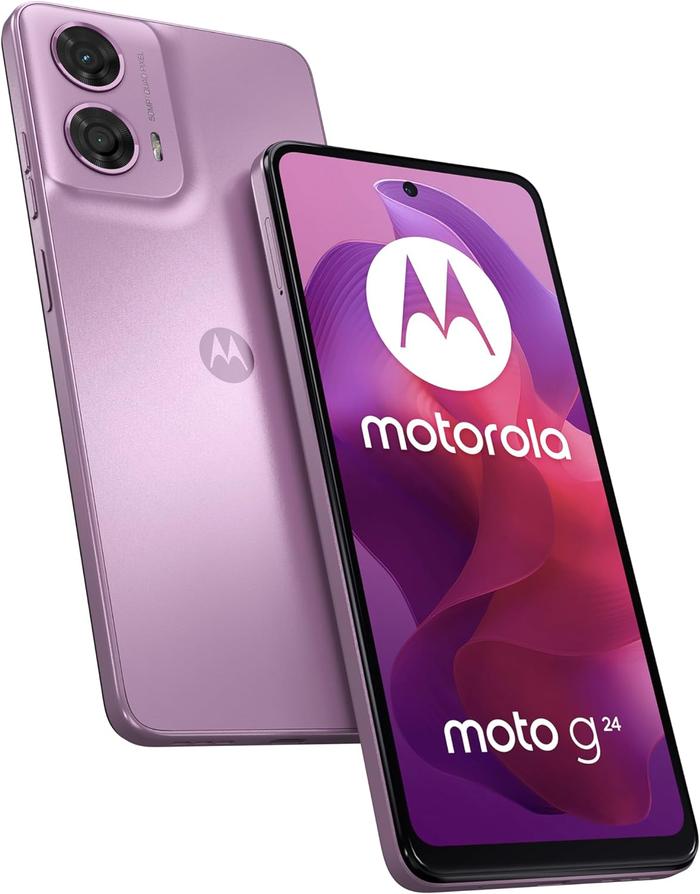 Gambar Motorola Moto g24 2024 Global Ver Helio G85 5000mAh 50MP Android Smartphone - Purple dari Hello El Official undefined Tokopedia