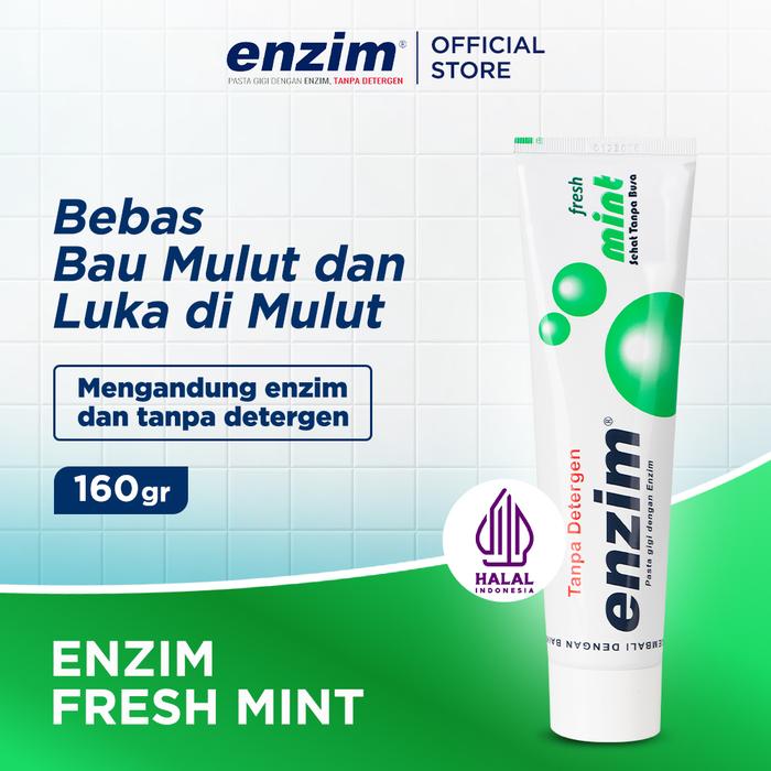 Gambar Enzim Pasta Gigi Dewasa 160gr - Toothpaste - Odol Gigi Sensitif - Fresh Mint - 40 Plus - MyLedi - Fresh mint 160g dari MY LEDI undefined Tokopedia