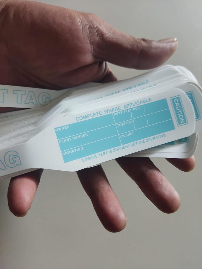 Gambar Electrical Testing Tagging - Do You Need To Test & Tag? - Putih dari Malikha&Nahla undefined Tokopedia