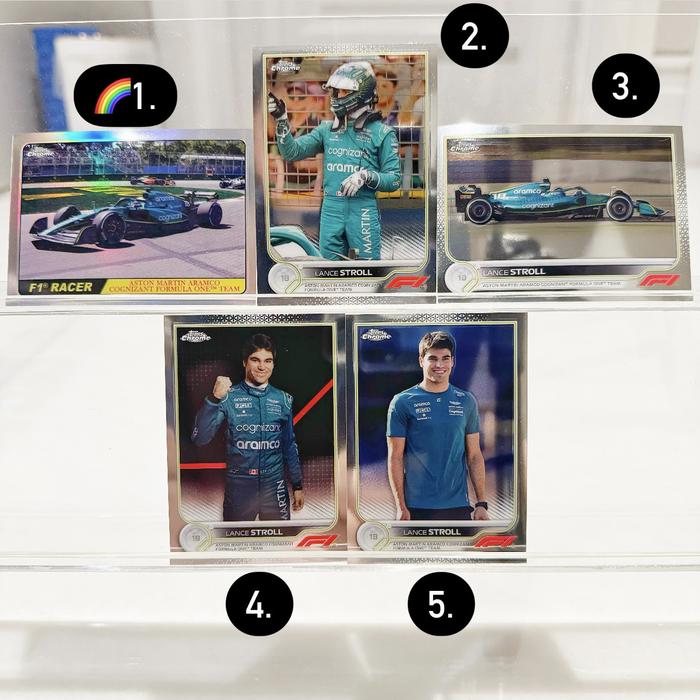 Gambar Kartu f1 Topps f1 Chrome Lance Stroll Aston Martin Racing - 1. Rainbow dari 1StopCollectibles undefined Tokopedia