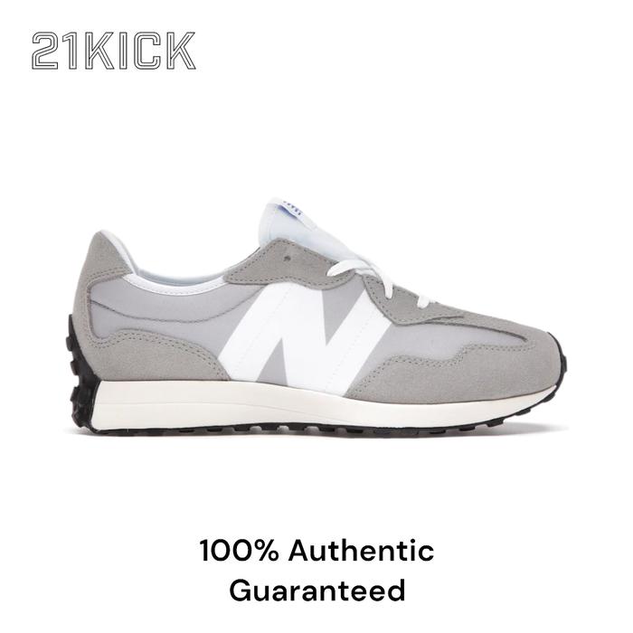 Jual New Balance 327 Grey White GS (GS327GR) 100% Original