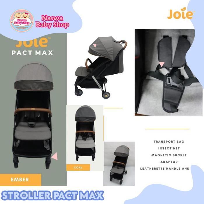 Joie Pact Max Coal Joie Pact Lightweight Baby Stroller Gemm Car