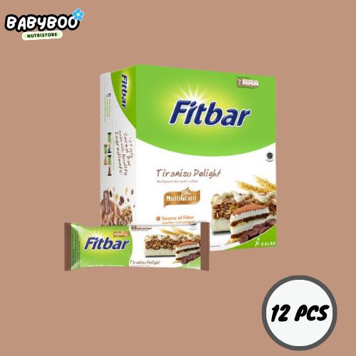 Gambar Fitbar Multigrain Delight 1 Box // Kalbe Nutritionals Fit Bar Snack Rendah Kalori Energy Bar Snack Sehat rasa Cheese, Tiramisu, Choco, Fruit 20gr MURAH! - TIRAMISU, 5 pcs dari Babyboo Nutristore undefined Tokopedia