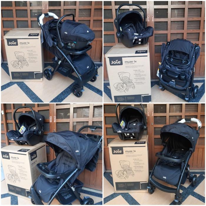 Gambar Stroller Joie Muze LX Travel System With Juva&Base - COAL dari Baby Lullaby undefined Tokopedia
