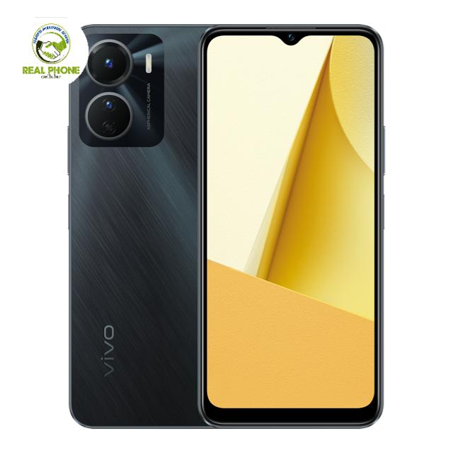 Gambar VIVO Y16 3/32 BARU SEGEL NEW GARANSI RESMI VIVO INDONESIA - BLACK 3/32GB, FREE HEADSET dari Realphone Cellular undefined Tokopedia