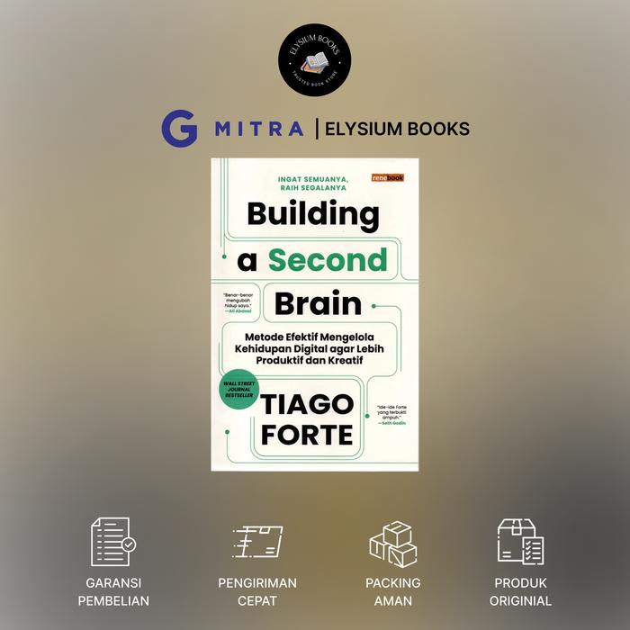 Gambar •Elysium Books• Building a Second Brain dari Elysium Books undefined Tokopedia