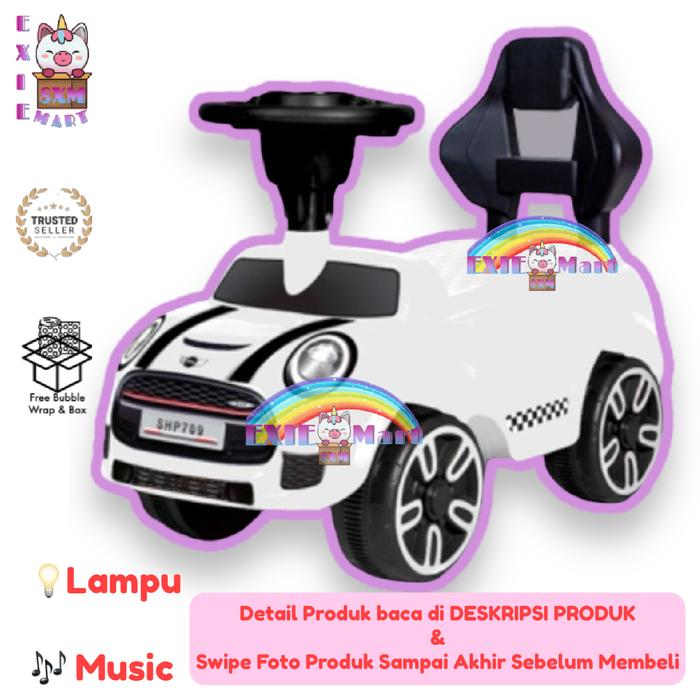 Gambar MAINAN ANAK [SHP709] MIMO MOBIL DORONG ANAK RIDE ON CAR TOLO CAR LAMPU DAN MUSIC - MAINAN ANAK MOBIL-MOBILAN YANG BISA DINAIKI - Putih dari EXie Mart undefined Tokopedia