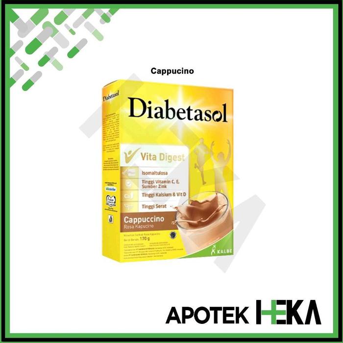 Gambar K1N Diabetasol 170 g - Susu Nutrisi Khusus Diabetes - Cappucino dari juliantoe undefined Tokopedia