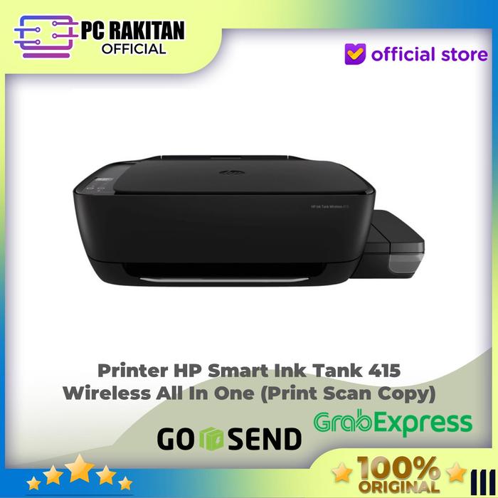 Gambar Printer HP Smart Ink Tank 415 Wireless All In One (Print Scan Copy) dari PC Rakitan Official undefined Tokopedia