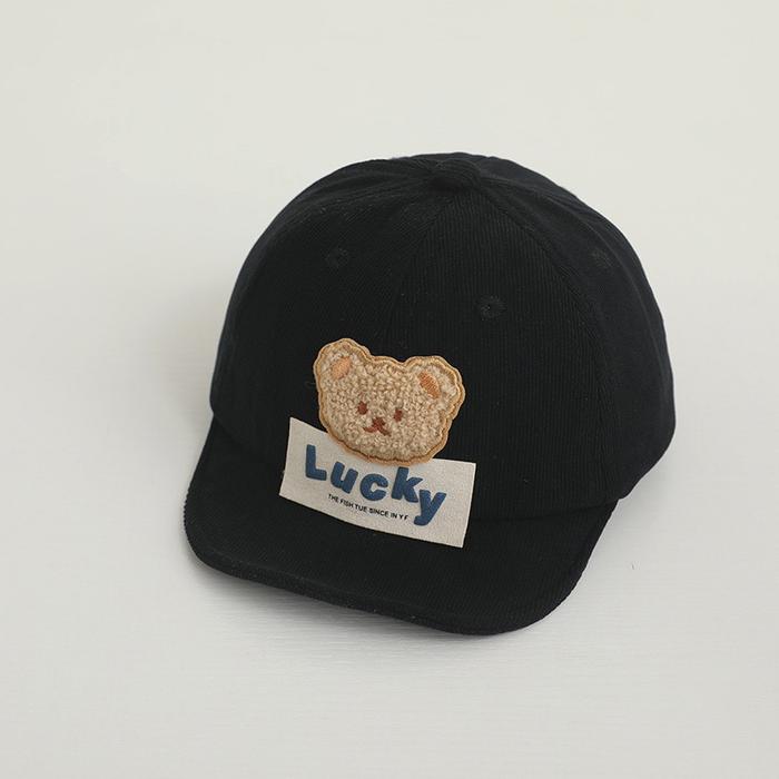 Gambar Lucky Bear Snap Hat / Topi Bayi - Hitam dari Abby Baby undefined Tokopedia