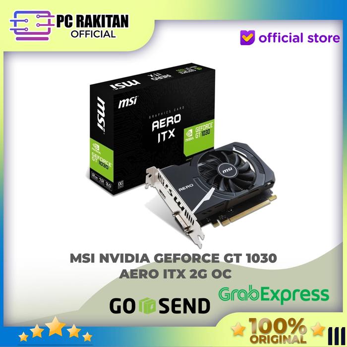 Msi Nvidia Geforce Gt 1030 Aero Itx 2g Oc