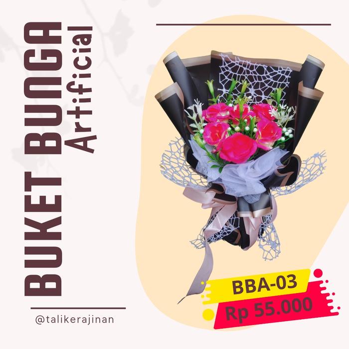 Gambar Buket Bunga Artificial Mawar Buket Wisuda Wedding Kado Ulangtahun spesial Buket Besar - BBA-03 dari VOLSHOP JOGJA undefined Tokopedia