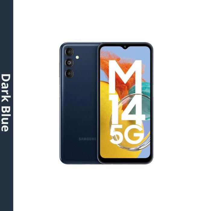 Gambar SAMSUNG GALAXY M14 5G 6/128GB GARANSI RESMI SEIN INDONESIA - Dark Blue dari Fanphonecell undefined Tokopedia
