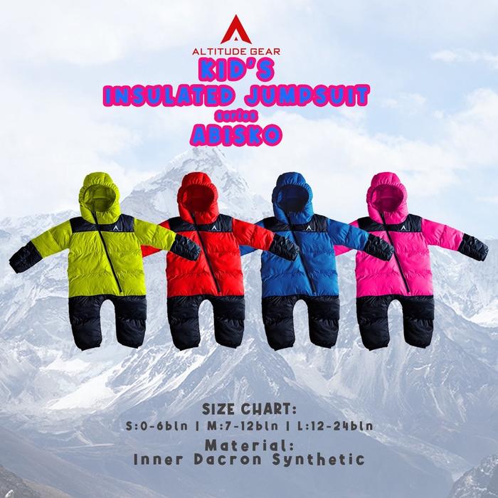 Gambar PROMO Jaket Jumpsuit Jumper Bayi Perempuan Laki Laki Altitude Gear Abisko Dacron Synthetic dari Chindaga. undefined Tokopedia