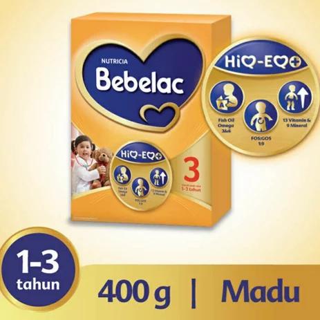 Gambar Susu Bebelac 3 Susu formula anak 1-3 tahun - Honey, 800gr dari Distributor Susu undefined Tokopedia