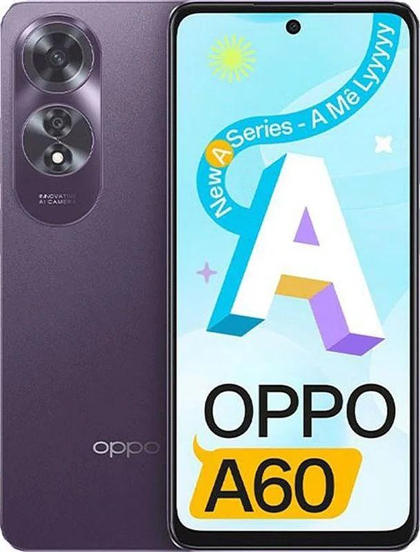 Gambar Oppo A60 8+128GB [+8GB Extended RAM] Original Garansi Resmi 1 Tahun - Midnight Purple dari TOPSELL OFFICIAL undefined Tokopedia