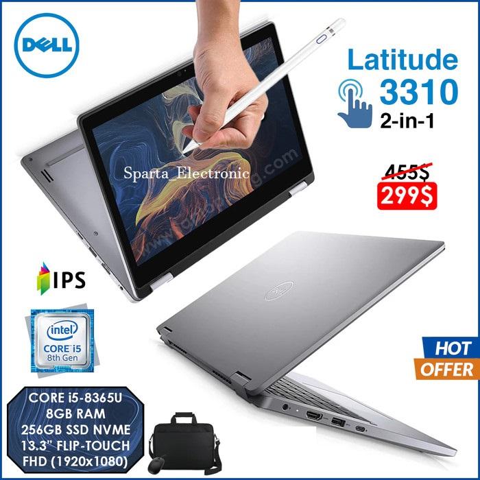 Gambar LAPTOP TERBARU 2 IN 1 DELL LATITUDE 3310 CORE i5-8265U RAM 8GB SSD 512GB TOUCHSCREEN - DELL 31904/128 dari Sparta Electronic undefined Tokopedia