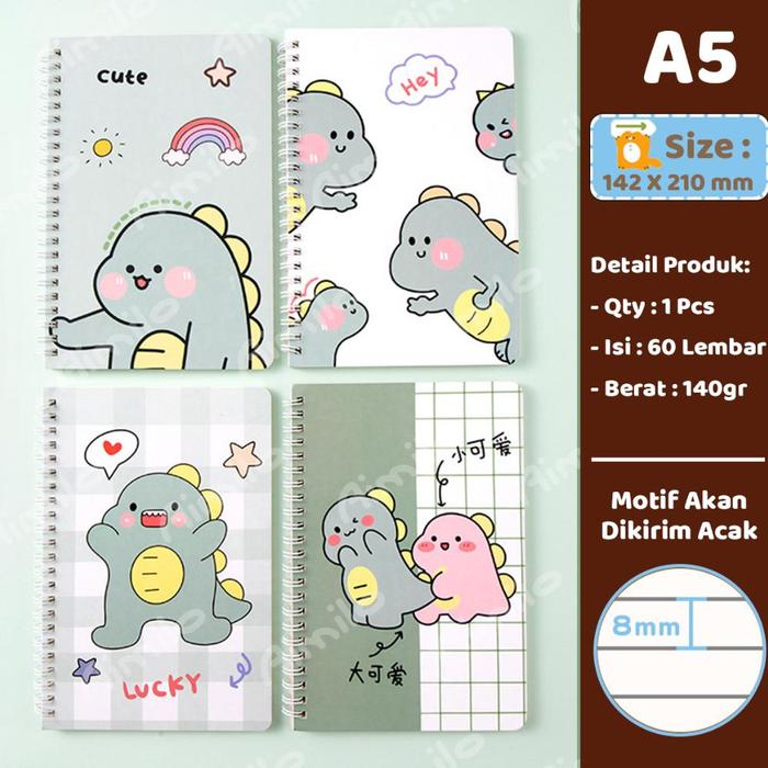 Jual [READY] Aimilo Notebook A5 Buku Diary Aesthetic Buku Jurnal Buku ...