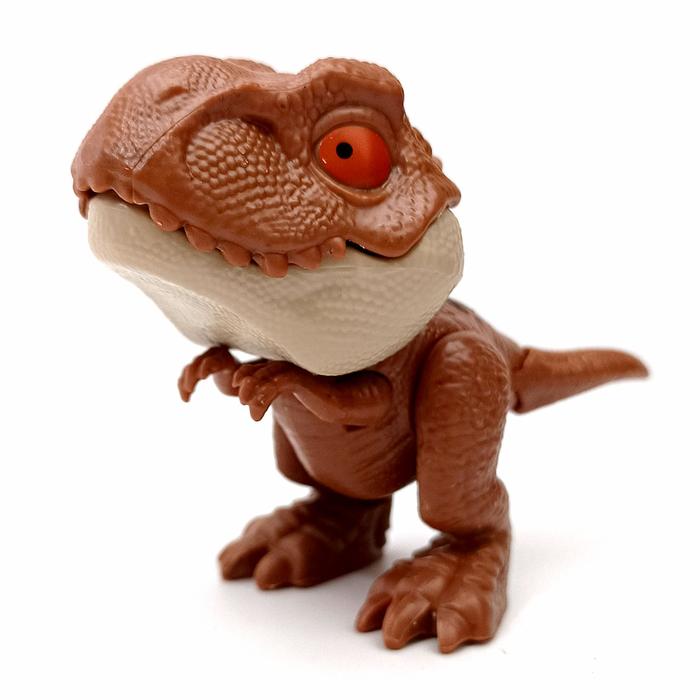 Gambar Dinosaurus Infested Mini Gigit Jepit Jari Mainan Anak Dino dalam Telur - T-Rex Coklat dari Grandia Shop undefined Tokopedia