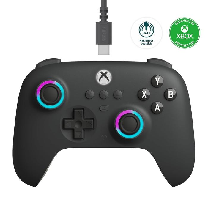 Gambar 8BitDo Ultimate C Wired Controller Xbox Gamepad Hall Effect Joystick Xbox Series PC Windows - Dark Gray, Garansi 1 Bulan dari NextGenTech undefined Tokopedia