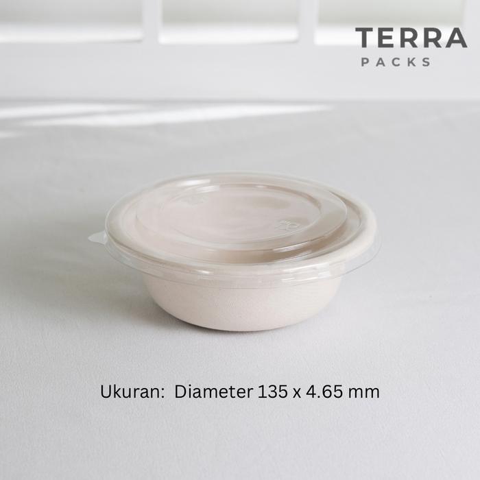 Gambar Bagasse Bowl 350 ML Mangkok Mangkuk Sup Soup Es Campur Dessert Sekali Pakai Tahan Panas Oven Microwave Safe Disposable Takeaway Tutup Clear PET Lid - Bowl 350 clear  dari Terra Packs undefined Tokopedia