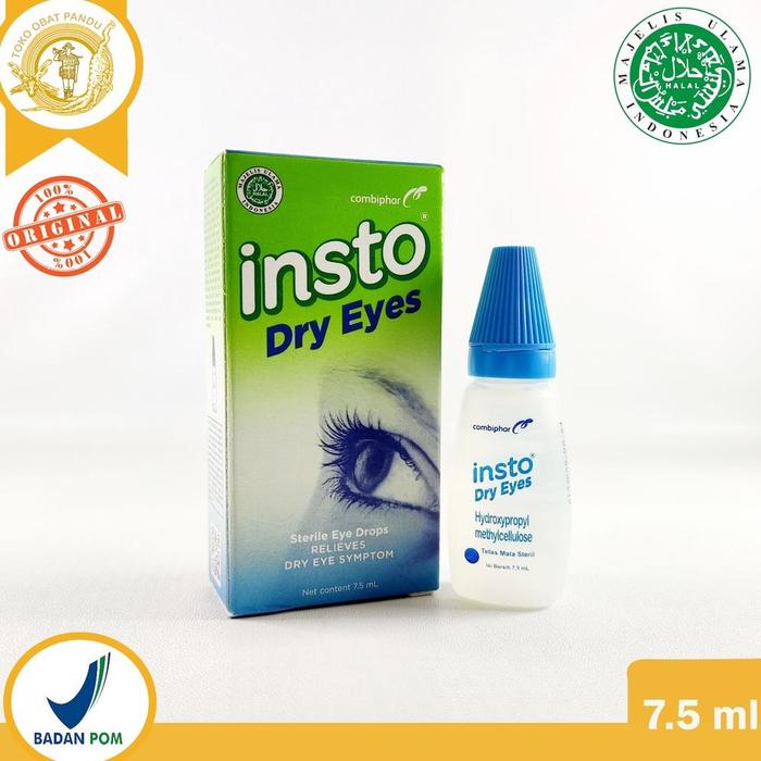 Gambar INSTO DRY EYES (7,5 ml) / TETES MATA STERIL dari Menthik official undefined Tokopedia