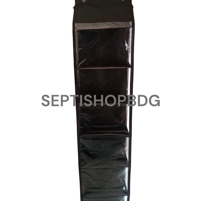 Gambar RAK SEPATU GANTUNG KOLOM JUMBO - Hitam dari Septi shop bdg undefined Tokopedia