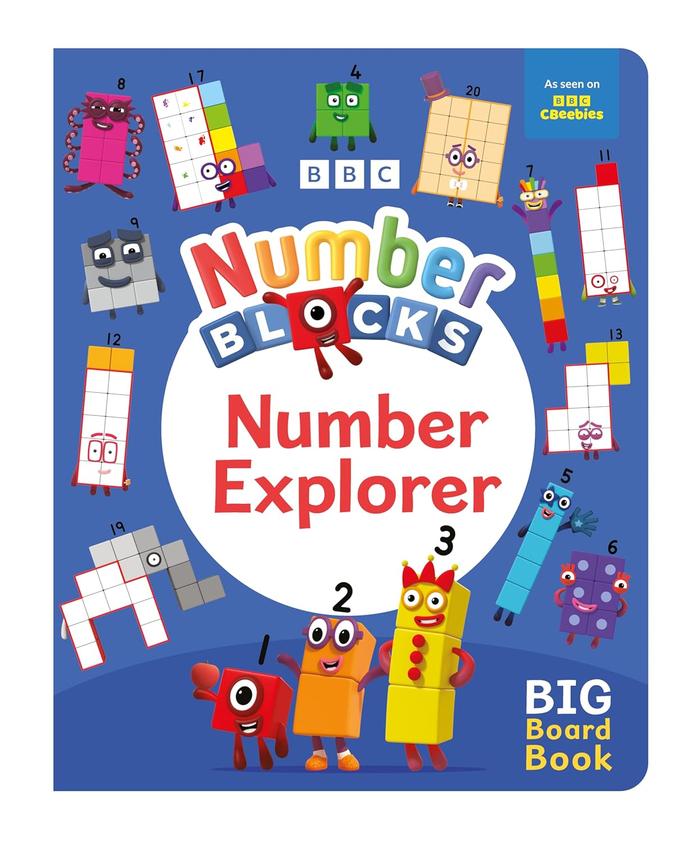 Number Blocks Cache Cache Jual Numberblocks Number Explorer Big Board Book - Kota Medan ...