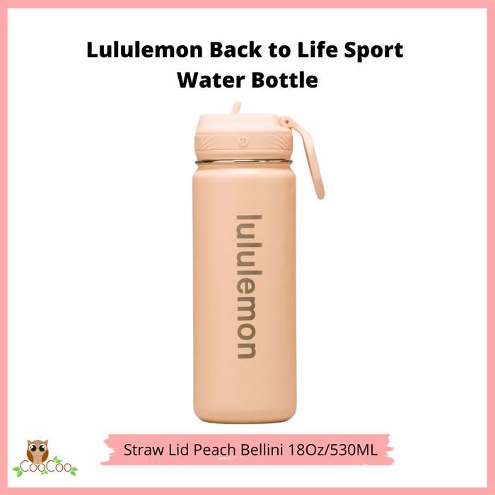 Gambar Lululemon Back to Life Sport  Water Bottle - StrawLidPeach18 dari Coocoo Online Store undefined Tokopedia