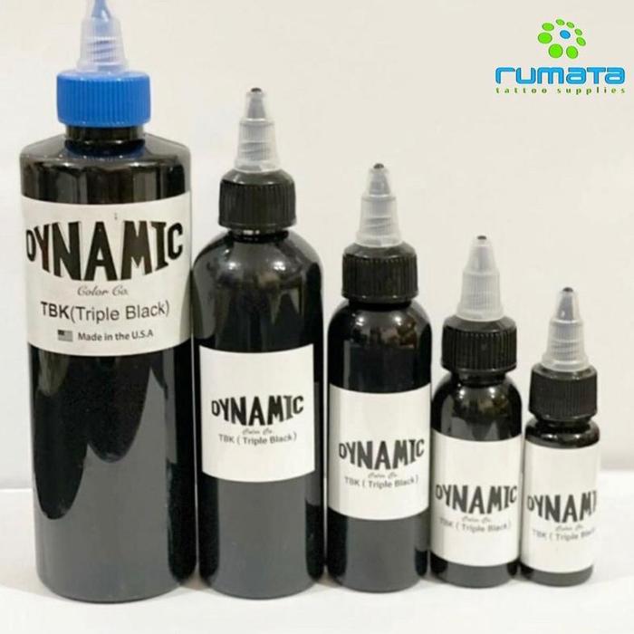 Gambar Tinta Tattoo Hitam Dynamic BLK & TBK USA Original - BLK, 1oz dari INDONESIA PUSAT undefined 3 Tokopedia