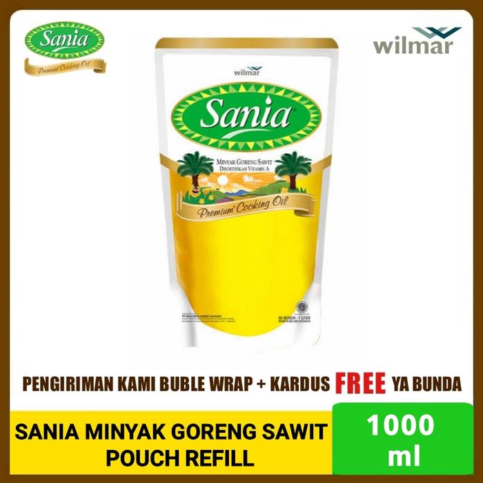 Gambar SANIA 1 Liter Minyak Goreng Sania 1 L Pouch Refill dari Ananta coffee undefined Tokopedia