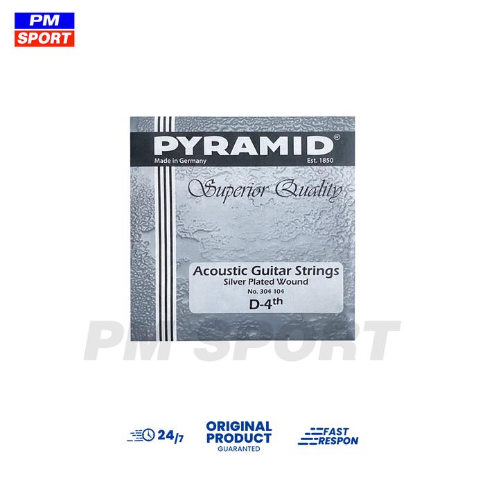 Gambar Senar Gitar Akustik Pyramid 30410 Acoustik Guitar String Silver Plated Wound Satuan Original - NO 4 dari PM SPORT STORE undefined Tokopedia
