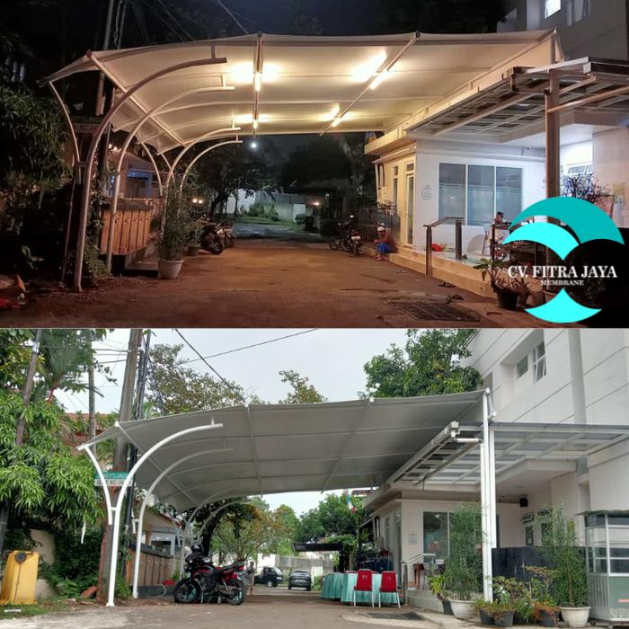 Gambar tenda kanopi membrane, kanopi membran cocok untuk masjid murah harga per m2 canopy - 950 gsm dari CV. FITRAJAYA MEMBRANE undefined Tokopedia