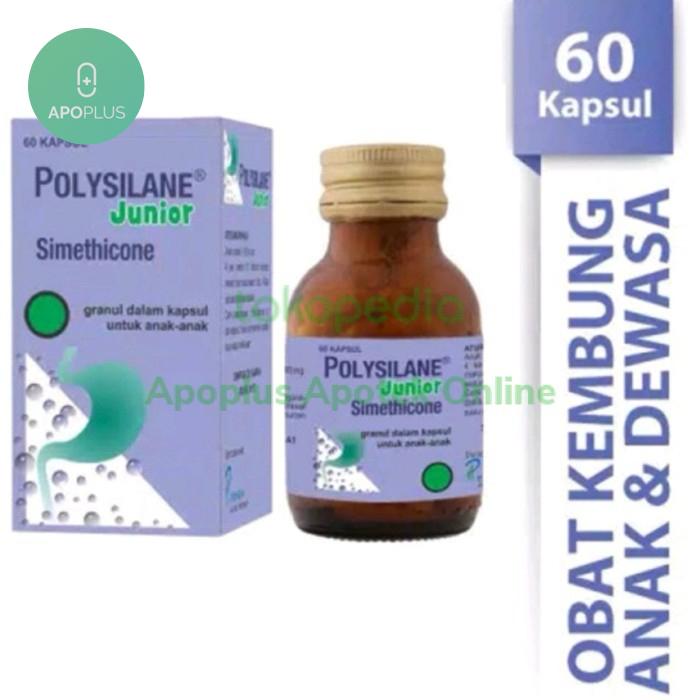 Gambar Polysilane Junior 60s Capsul ~ Maag Kembung Anak & Dewasa dari Apoplus Apotek Online undefined Tokopedia