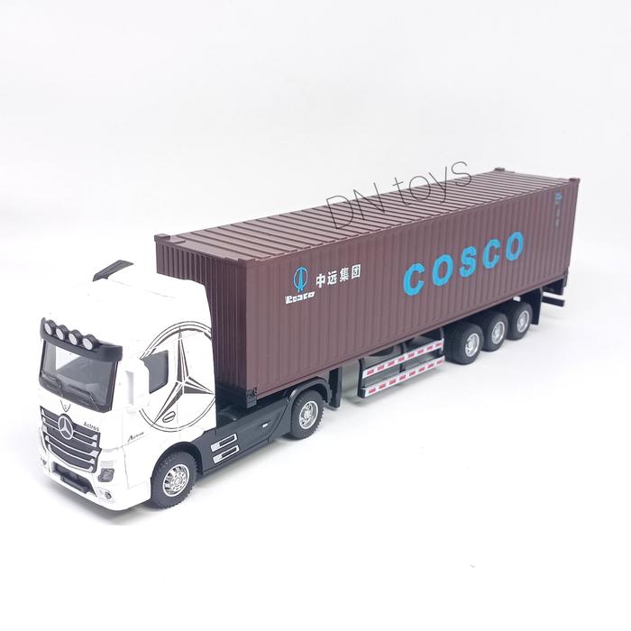 Gambar Diecast Truck Kontainer Mainan Pajangan Koleksi - Truck COSCO dari jakartaol123 undefined Tokopedia