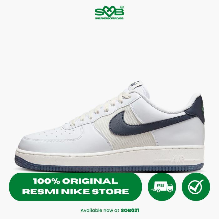 Jual Nike Men's AIR Force '07 Shoes White/Fir/Phantom/Obsidian