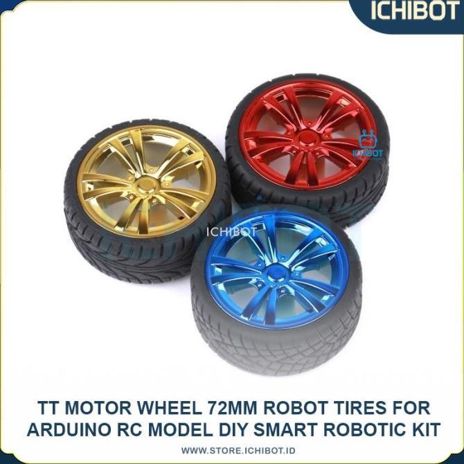 Gambar New!!! High-Quality 72Mm Motor Wheel For Robotics Hex Coupling Ban - Biru dari glosir_tutihv undefined Tokopedia